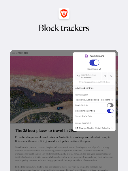 Gallery image 12 - Brave Browser VPN