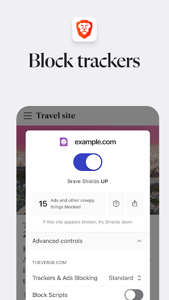Gallery image 4 - Brave Browser VPN