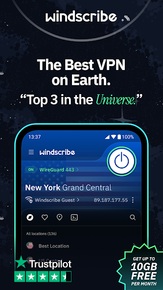 Gallery image 1 - Windscribe VPN